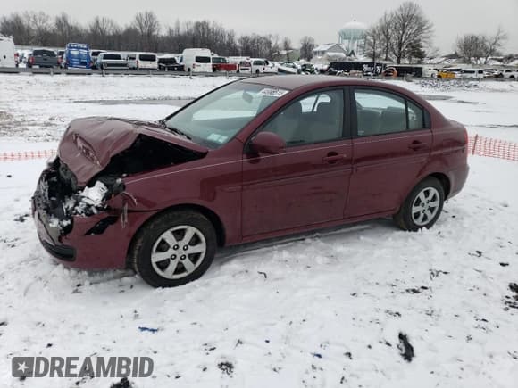 ✅ 2008 Hyundai Accent GLS • VIN: KMHCN46C58U259977 • Лот: 44993515. Опубликован ранее на Copart с пробегом 178 854 миль. Бесплатный доступ к архиву аукционных продаж из США и подробный отчёт об истории автомобиля на DreamBid. Изображение 1.