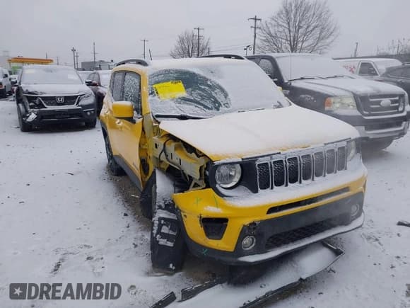 ✅ 2019 Jeep Renegade Altitude • VIN: ZACNJBBB0KPK19242 • Lot: 41320027. Listed on IAAI with 97,982 mi. Free auction sales archive from the USA and detailed vehicle history report at DreamBid. Image 1.