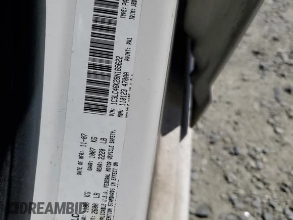 ✅ 2008 Chrysler Sebring LX • VIN: 1C3LC46K28N165622 • Lot: 56737465. Listed on Copart with 173,420 mi. Free auction sales archive from the USA and detailed vehicle history report at DreamBid. Image 12.