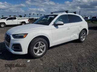 ✅ 2021 Audi Q5 Premium • VIN: WA1AAAFY0M2090288 • Lot: 87283375. Listed on Copart with 38,209 mi. Free auction sales archive from the USA and detailed vehicle history report at DreamBid. Image 1.