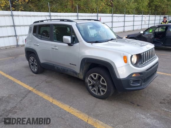 ✅ 2017 Jeep Renegade Latitude • VIN: ZACCJBBB8HPF60715 • Lot: 43374314. Listed on IAAI with 108,642 mi. Free auction sales archive from the USA and detailed vehicle history report at DreamBid. Image 1.