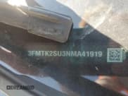 ✅ 2022 Ford Mustang Mach-E California Route 1 • VIN: 3FMTK2SU3NMA41919 • Lot: 50888535. Listed on Copart with Not provided. Free auction sales archive from the USA and detailed vehicle history report at DreamBid. Image 13.