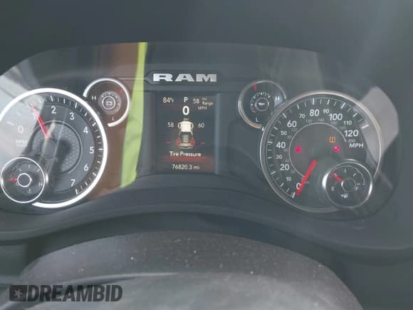 ✅ 2023 Ram 2500 Big Horn • VIN: 3C6UR5DJ5PG539184 • Lot: 43265378. Listed on IAAI with 76,820 mi. Free auction sales archive from the USA and detailed vehicle history report at DreamBid. Image 7.