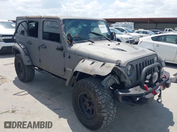 ✅ 2017 Jeep Wrangler Unlimited Rubicon • VIN: 1C4HJWFG6HL675580 • Lot: 43096111. Listed on IAAI with 56,565 mi. Free auction sales archive from the USA and detailed vehicle history report at DreamBid. Image 1.