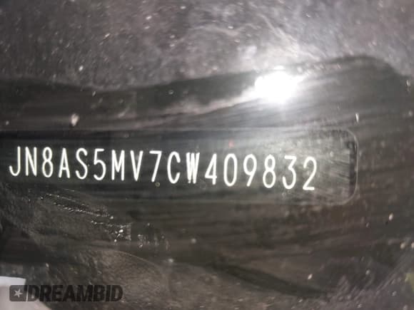 ✅ 2012 Nissan Rogue SL • VIN: JN8AS5MV7CW409832 • Лот: 42626803. Опубликован ранее на IAAI с пробегом 104 335 миль. Бесплатный доступ к архиву аукционных продаж из США и подробный отчёт об истории автомобиля на DreamBid. Изображение 9.