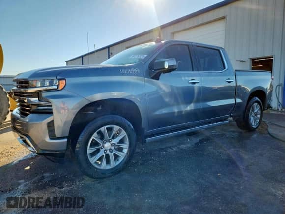 2020 Chevrolet Silverado 1500 High Country z VIN 1GCUYHEL5LZ183780, wystawiony jako Copart lot #91276325 z przebiegiem Nie podano mil oraz Szkoda całkowita • Salvage title. Historia ofert i sprzedaży dostępna na DreamBid. Obrazek 1.