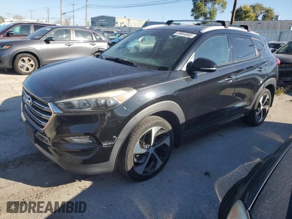 ✅ 2016 Hyundai Tucson Sport • VIN: KM8J3CA24GU084769 • Lot: 89664065. Listed on Copart with 107,289 mi. Free auction sales archive from the USA and detailed vehicle history report at DreamBid. Image 1.