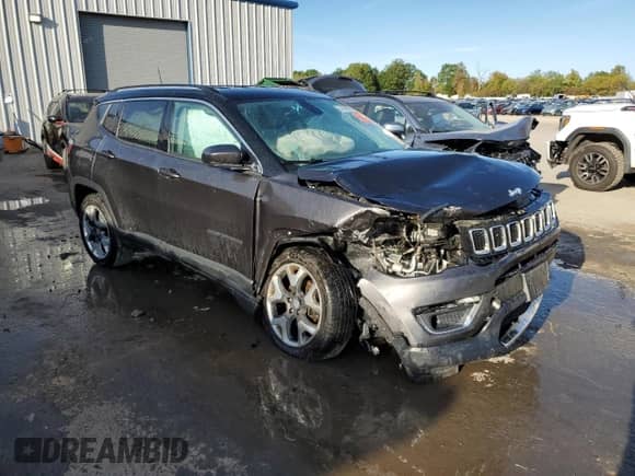 2018 Jeep Compass Limited с VIN 3C4NJDCB2JT185776, выставлен на аукционе Copart как лот 84386565 с пробегом 123 200 миль миль и Списание • Salvage title. История ставок и продаж доступна на DreamBid. Изображение 4.