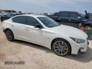 ✅ 2020 Infiniti Q50 Red Sport 400 • VIN: JN1FV7AR1LM660114 • Lot: 55658965. Wystawiony na Copart z przebiegiem 28 318 mil. Bezpłatny archiwum sprzedaży aukcyjnych z USA i szczegółowy raport historii pojazdu na DreamBid. Zdjęcie 4.