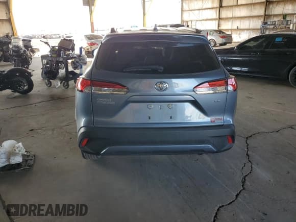 ✅ 2023 Toyota Corolla Cross LE • VIN: 7MUBAAAG7PV039012 • Lot: 58198375. Listed on Copart with Not provided. Free auction sales archive from the USA and detailed vehicle history report at DreamBid. Image 6.