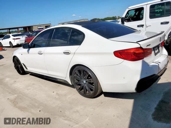 ✅ 2018 BMW 5 Series M550i xDrive • VIN: WBAJB9C54JB034746 • Lot: 71218435. Listed on Copart with 128,279 mi. Free auction sales archive from the USA and detailed vehicle history report at DreamBid. Image 2.