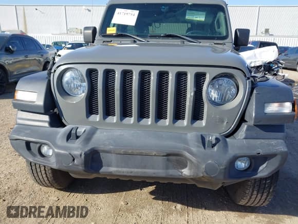 ✅ 2020 Jeep Wrangler Willys • VIN: 1C4GJXAG4LW164787 • Lot: 41719754. Listed on IAAI with 63,802 mi. Free auction sales archive from the USA and detailed vehicle history report at DreamBid. Image 6.