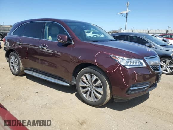 ✅ 2015 Acura MDX Technology • VIN: 5FRYD4H42FB014898 • Lot: 61270235. Listed on Copart with 91,963 mi. Free auction sales archive from the USA and detailed vehicle history report at DreamBid. Image 4.