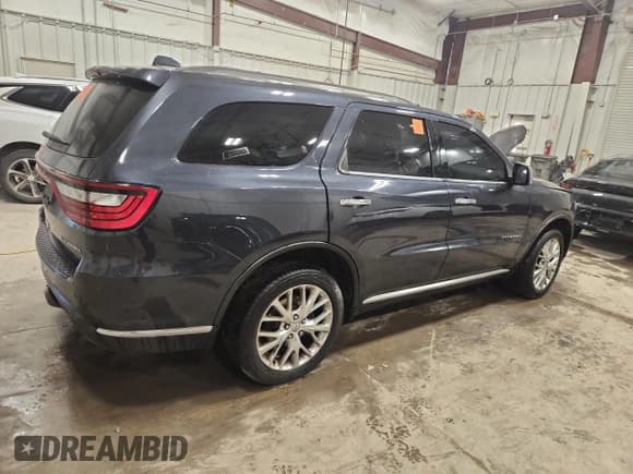 ✅ 2014 Dodge Durango Citadel • VIN: 1C4RDJEGXEC978468 • Lot: 91618895. Listed on Copart with 193,236 mi. Free auction sales archive from the USA and detailed vehicle history report at DreamBid. Image 3.
