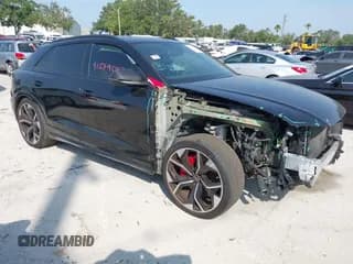 ✅ 2024 Audi RS Q8 • VIN: WU1ARBF15RD005841 • Лот: 42187837. Опубликован ранее на IAAI с пробегом 8 379 миль. Бесплатный доступ к архиву аукционных продаж из США и подробный отчёт об истории автомобиля на DreamBid. Изображение 1.