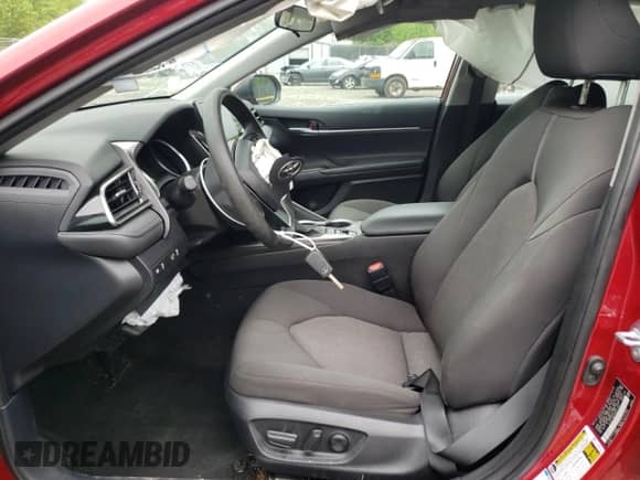 2022 Toyota Camry LE with VIN 4T1C11BK2NU071842, listed as a Copart auction lot 55873425 with 64,762 mi miles and Salvage title. Bid and sale history available at DreamBid. Image 7.