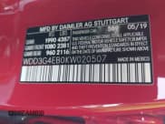 ✅ 2019 Mercedes-Benz A 220 • VIN: WDD3G4EB0KW020507 • Lot: 42896987. Wystawiony na IAAI z przebiegiem 107 363 mil. Bezpłatny archiwum sprzedaży aukcyjnych z USA i szczegółowy raport historii pojazdu na DreamBid. Zdjęcie 9.