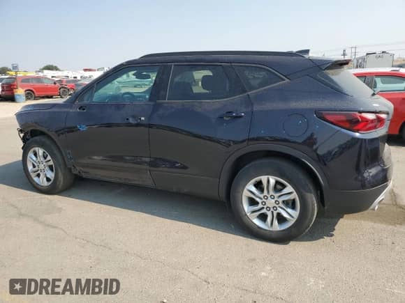 2020 Chevrolet Blazer LT with VIN 3GNKBHRS8LS597862, listed as a Copart auction lot 69475064 with 30,472 mi miles and Salvage title. Bid and sale history available at DreamBid. Image 2.