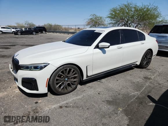 ✅ 2020 BMW 7 Series 740i • VIN: WBA7T2C03LGF96603 • Lot: 61264975. Listed on Copart with 58,459 mi. Free auction sales archive from the USA and detailed vehicle history report at DreamBid. Image 1.