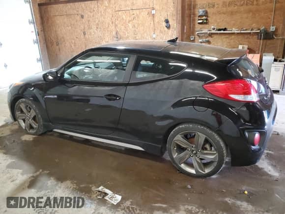 2015 Hyundai Veloster Turbo z VIN KMHTC6AE5FU226436, wystawiony jako Copart lot #49742034 z przebiegiem 99 852 mil mil oraz . Historia ofert i sprzedaży dostępna na DreamBid. Obrazek 2.