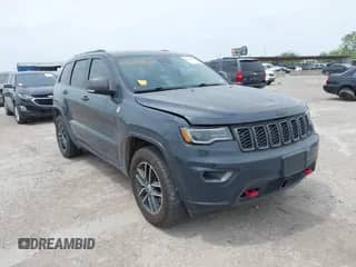 2017 Jeep Grand Cherokee Trailhawk with VIN 1C4RJFLT2HC707592, listed as a IAAI auction lot 42034837 with 85,853 mi miles and . Bid and sale history available at DreamBid. Image 1.