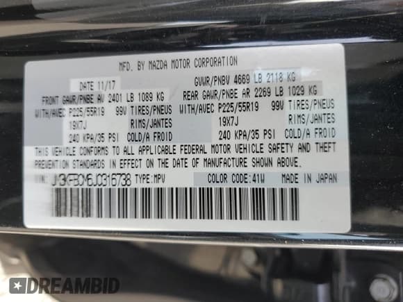 ✅ 2018 Mazda CX-5 Touring • VIN: JM3KFBCM6J0316738 • Lot: 90633555. Wystawiony na Copart z przebiegiem 113 332 mil. Bezpłatny archiwum sprzedaży aukcyjnych z USA i szczegółowy raport historii pojazdu na DreamBid. Zdjęcie 14.