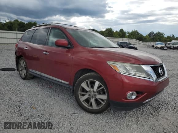 ✅ 2016 Nissan Pathfinder Platinum • VIN: 5N1AR2MN5GC657005 • Lot: 66299555. Listed on Copart with 160,534 mi. Free auction sales archive from the USA and detailed vehicle history report at DreamBid. Image 4.