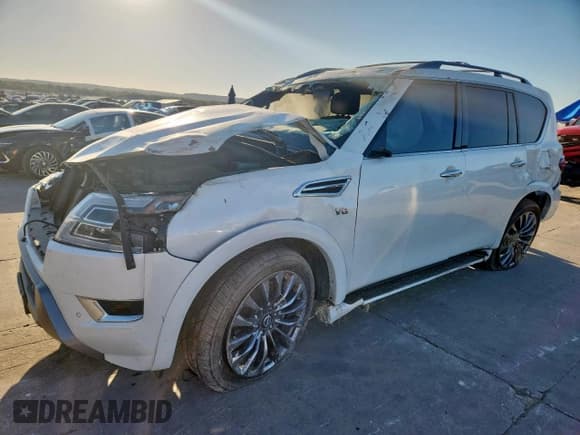 ✅ 2021 Nissan Armada Platinum • VIN: JN8AY2DA8M9374583 • Lot: 85122865. Listed on Copart with 112,845 mi. Free auction sales archive from the USA and detailed vehicle history report at DreamBid. Image 1.