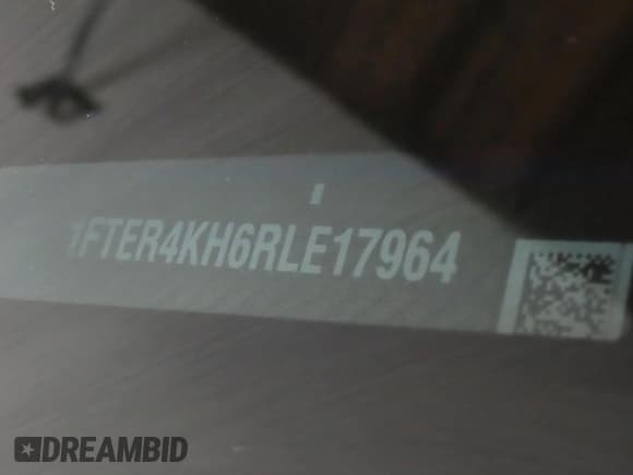 ✅ 2024 Ford Ranger Lariat • VIN: 1FTER4KH6RLE17964 • Lot: 92325725. Wystawiony na Copart z przebiegiem 3 104 mil. Bezpłatny archiwum sprzedaży aukcyjnych z USA i szczegółowy raport historii pojazdu na DreamBid. Zdjęcie 10.