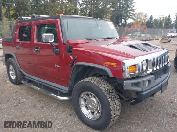 ✅ 2005 Hummer H2 SUT • VIN: 5GRGN22UX5H129947 • Lot: 43570363. Wystawiony na IAAI z przebiegiem 169 867 mil. Bezpłatny archiwum sprzedaży aukcyjnych z USA i szczegółowy raport historii pojazdu na DreamBid. Zdjęcie 1.