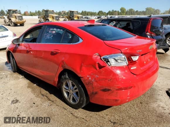 2016 Chevrolet Cruze LT z VIN 1G1BE5SM4G7274349, wystawiony jako Copart lot #61514572 z przebiegiem 84 726 mil mil oraz . Historia ofert i sprzedaży dostępna na DreamBid. Obrazek 2.