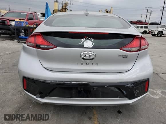2019 Hyundai Ioniq Blue z VIN KMHC65LC5KU131169, wystawiony jako Copart lot #84560895 z przebiegiem 18 638 mil mil oraz Szkoda całkowita • Salvage title. Historia ofert i sprzedaży dostępna na DreamBid. Obrazek 6.