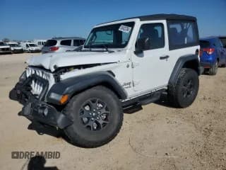 ✅ 2020 Jeep Wrangler Willys • VIN: 1C4GJXAGXLW143037 • Lot: 85423784. Listed on Copart with 53,805 mi. Free auction sales archive from the USA and detailed vehicle history report at DreamBid. Image 1.
