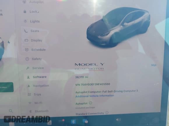 ✅ 2022 Tesla Model Y Performance • VIN: 7SAYGDEF3NF405560 • Лот: 43213161. Опубликован ранее на IAAI с пробегом 38 170 миль. Бесплатный доступ к архиву аукционных продаж из США и подробный отчёт об истории автомобиля на DreamBid. Изображение 7.