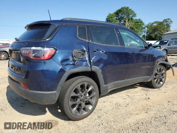 ✅ 2021 Jeep Compass 80th Anniversary • VIN: 3C4NJDEB9MT546406 • Lot: 58634825. Listed on Copart with 57,219 mi. Free auction sales archive from the USA and detailed vehicle history report at DreamBid. Image 3.