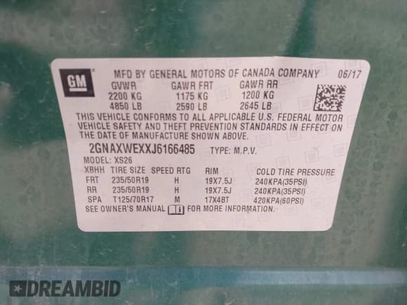 ✅ 2018 Chevrolet Equinox Premier • VIN: 2GNAXWEXXJ6166485 • Lot: 43253286. Wystawiony na IAAI z przebiegiem 100 222 mil. Bezpłatny archiwum sprzedaży aukcyjnych z USA i szczegółowy raport historii pojazdu na DreamBid. Zdjęcie 9.