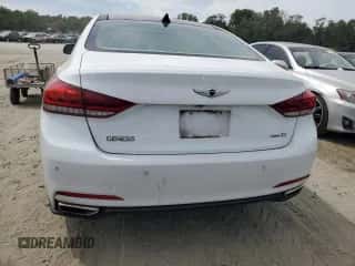 2015 Hyundai Genesis 3.8L z VIN KMHGN4JE3FU033542, wystawiony jako Copart lot #70223024 z przebiegiem 137 834 mil mil oraz Szkoda całkowita • Salvage title. Historia ofert i sprzedaży dostępna na DreamBid. Obrazek 6.