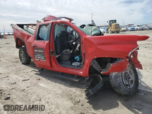 ✅ 2022 Chevrolet Silverado 2500HD Work Truck • VIN: 1GC2YLE7XNF182674 • Lot: 46870355. Wystawiony na Copart z przebiegiem Nie podano. Bezpłatny archiwum sprzedaży aukcyjnych z USA i szczegółowy raport historii pojazdu na DreamBid. Zdjęcie 4.