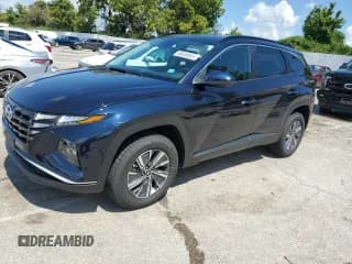 ✅ 2024 Hyundai Tucson Blue • VIN: KM8JBCD16RU210316 • Лот: 68459845. Опубликован ранее на Copart с пробегом 14 504 миль. Бесплатный доступ к архиву аукционных продаж из США и подробный отчёт об истории автомобиля на DreamBid. Изображение 1.