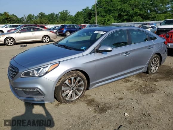 ✅ 2016 Hyundai Sonata Sport • VIN: 5NPE34AF6GH353119 • Лот: 62026725. Опубликован ранее на Copart с пробегом 206 582 миль. Бесплатный доступ к архиву аукционных продаж из США и подробный отчёт об истории автомобиля на DreamBid. Изображение 1.