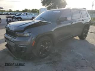 2024 Jeep Grand Cherokee Limited с VIN 1C4RJJBG6R8941276, выставлен на аукционе Copart как лот 81572035 с пробегом 49 083 миль миль и Списание • Salvage title. История ставок и продаж доступна на DreamBid. Изображение 1.