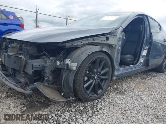 ✅ 2021 Mazda 3 2.5 Turbo • VIN: JM1BPBJY4M1335377 • Lot: 43334089. Wystawiony na IAAI z przebiegiem 75 410 mil. Bezpłatny archiwum sprzedaży aukcyjnych z USA i szczegółowy raport historii pojazdu na DreamBid. Zdjęcie 6.