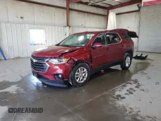 2019 Chevrolet Traverse LT Cloth z VIN 1GNEVGKW9KJ293547, wystawiony jako Copart lot #85908495 z przebiegiem 47 345 mil mil oraz Szkoda całkowita • Salvage title. Historia ofert i sprzedaży dostępna na DreamBid. Obrazek 1.