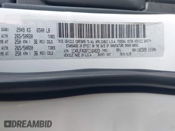 ✅ 2015 Jeep Grand Cherokee Laredo • VIN: 1C4RJFAG6FC164623 • Lot: 43632720. Wystawiony na IAAI z przebiegiem 138 209 mil. Bezpłatny archiwum sprzedaży aukcyjnych z USA i szczegółowy raport historii pojazdu na DreamBid. Zdjęcie 9.