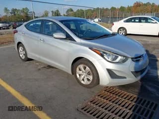 ✅ 2016 Hyundai Elantra SE • VIN: 5NPDH4AEXGH735352 • Lot: 43634764. Listed on IAAI with 187,547 mi. Free auction sales archive from the USA and detailed vehicle history report at DreamBid. Image 1.