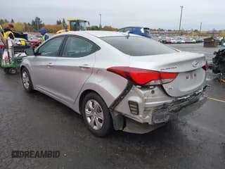 ✅ 2016 Hyundai Elantra SE • VIN: KMHDH4AE1GU483699 • Lot: 43611187. Listed on IAAI with 183,463 mi. Free auction sales archive from the USA and detailed vehicle history report at DreamBid. Image 3.