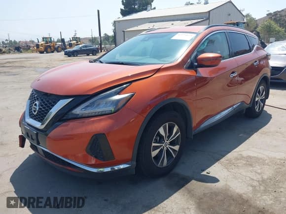 ✅ 2020 Nissan Murano SV • VIN: 5N1AZ2BJ7LN149763 • Lot: 42574825. Listed on IAAI with 56,509 mi. Free auction sales archive from the USA and detailed vehicle history report at DreamBid. Image 2.