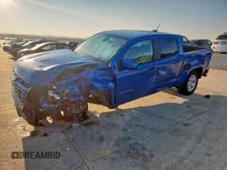 ✅ 2022 Chevrolet Colorado 2WD LT • VIN: 1GCGSCEA0N1300828 • Лот: 70696515. Опубликован ранее на Copart с пробегом 31 777 миль. Бесплатный доступ к архиву аукционных продаж из США и подробный отчёт об истории автомобиля на DreamBid. Изображение 1.