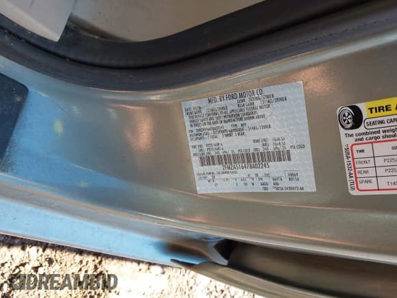 ✅ 2007 Ford Freestar SE • VIN: 2FMZA51647BA02245 • Лот: 41285951. Опубликован ранее на IAAI с пробегом 149 494 миль. Бесплатный доступ к архиву аукционных продаж из США и подробный отчёт об истории автомобиля на DreamBid. Изображение 9.