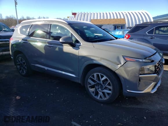 ✅ 2021 Hyundai Santa Fe Calligraphy • VIN: 5NMS5DAL4MH369119 • Lot: 81486633. Wystawiony na Copart z przebiegiem 41 233 mil. Bezpłatny archiwum sprzedaży aukcyjnych z USA i szczegółowy raport historii pojazdu na DreamBid. Zdjęcie 4.